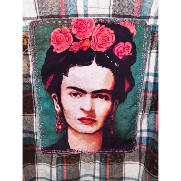Angry Minnow Frida Kahlo Flannel Button Up - Picture 6 of 6